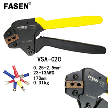 VSA-02C crimping pliers 0.25-2.5mm2 23-13AWG for insulation terminal clamp self-adjusting labor-saving type mini tools 2024 - buy cheap