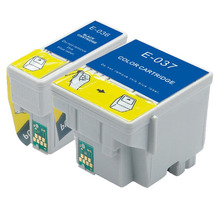 Full Ink 2 PCS Ink Cartridge T036 T037 Printer for Epson C42 C44 C46 with chip 2024 - buy cheap