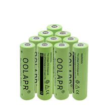 3 шт./лот OOLAPR Оригинальная 18650 аккумуляторная батарея 2600mah 3,7 V литий-ионная батарея Бесплатная доставка-зеленый 2024 - купить недорого