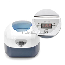 Mini limpiador ultrasónico de gafas/joyería/reloj Unidad de limpieza ultrasónica máquina de limpieza por ultrasonidos para el hogar VGT-990 2024 - compra barato