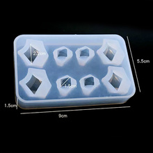 Ice Cube Diamond Shaped Jewelry Tool Jewelry Mold UV Epoxy Resin Silicone Molds For Making Jewelry 2024 - buy cheap