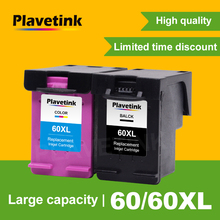 Plavetink-cartuchos de tinta para impresora HP 60, recambio de tinta Compatible con 60XL Deskjet D2530 D2545 F2430 F4224 F4440 F4480 ENVY120 2024 - compra barato