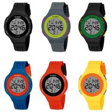 Цифровые часы ультра-тонкий выдолбленный ремешок светящийся водонепроницаемый цифровой унисекс Спортивные наручные часы Мужские часы reloj 2024 - купить недорого