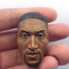 Cabeça de scottie pippen personalizada 1/6, esculpida para brinquedos quentes phicen jiaoul boneca corpo 2024 - compre barato