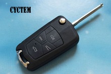 CYCTEM Clearance!! 4 Buttons Car Folding Remote Key Shell Fob Case Blank Cover Fit For Toyota Toy43 Blade 2024 - buy cheap