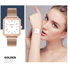 ANANKE Women Rose Gold Square Watches Ladies Waterproof Stainless Steel Dress Watch Female Simple Slim Quartz Analog Timepiece 2024 - buy cheap