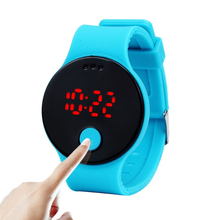 Reloj electrónico para hombre y mujer, pulsera de silicona ultrafina de colores caramelo, Digital, LED, deportivo, nueva moda 2024 - compra barato