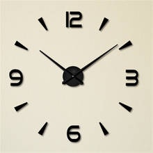 Fashion Digital Wall Clock Sticker Acrylic Modern 3D DIY Self Adhesive Large Decorative Wall Clocks 2024 - buy cheap