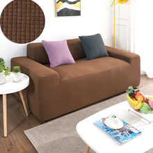 Супер мягкий флисовый чехол для дивана, эластичные Чехлы для дивана для гостиной, чехлы для диванов, угловой чехол для дивана 2024 - купить недорого