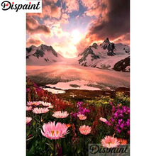 Dispaint Full Square/Round Drill 5D DIY Diamond Painting "Flower mountain" Embroidery Cross Stitch 3D Home Decor A10284 2024 - buy cheap