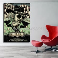 Kit de pintura beetlejuice hd, pintura a óleo para a sala de estar, decoração moderna para parede, arte a óleo 2024 - compre barato