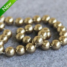For Necklace&Bracelet 6mm 8mm 10mm 12mm Shell Pearl Beads SeaShell DIY Women Girl Gifts Loose Beads Jewelry Making Design 15inch 2024 - buy cheap