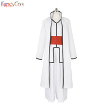 Fantasia de halloween masculina bleach aizen sousuke, traje de cosplay adulto fantasia de luxo 2024 - compre barato