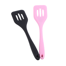 Food Grade Non-stick Silicone Slotted Turner Pot Shovel Frying Pan Silicone Spatula Cooking Utensils Kitchen Accessories 2024 - buy cheap