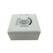 Regulador de intensidade de luz led 12-24v, 2 peças, interruptor manual 30a, botão pwm, operação, led regulável, 5050, 2835, lâmpada, tiras led 2024 - compre barato