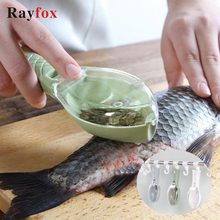 Kitchen Accessories Fish Scale Remover Knife Cleaning Peeler Practical Plastic Creative Seafood Cooking Tools Kitchen Gadgets 2024 - buy cheap
