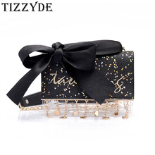 2018 New Embroidery Letter Scarf handbags Sequins Fringe Small Chain bag Korean Transparent Shoulder Messenger Bag wx47 2024 - buy cheap