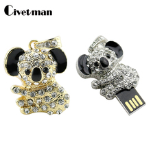 Pen Drive con forma de Animal Koala, Pendrive de 8GB, 16GB, 32GB, 64GB, 128GB y 256GB, unidad Flash USB 2,0 2024 - compra barato