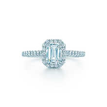 Fabulous 18K White Gold Au750 Ring 2CT Emerald Cut Diamond Promise Wedding Ring Anniversary White Gold Ring 2024 - buy cheap