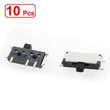 100 PCS DC 50V 0.3A 7 Pin On/On 2 Position 1P2T SPDT SMD Slide Switch Side Knob 2024 - buy cheap