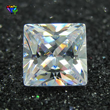 50pcs/lot 1.5*1.5mm~5*5mm Loose CZ Stone Square Cut 5A Grade White Cubic Zirconia Stone Synthetic Gems For Fashion Jewelry 2024 - buy cheap