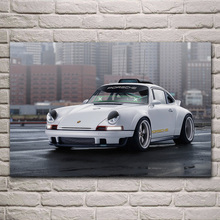 beautiful supercar 911car white sport car posters on the wall picture home living room decoration for bedroom KH639 2024 - buy cheap