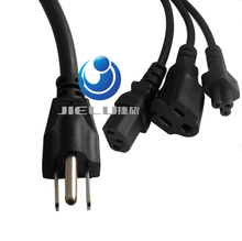 Cable adaptador de corriente macho de 3 clavijas, adaptador de Cable a C13 + C5 + 5-15R hembra 1 en 3,1M 2024 - compra barato