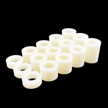 50pcs M6 Plastic stud ABS washer Round hole pillar Screw casing circle Spacer column Outer diameter 9mm 2mm-11mm Length 2024 - buy cheap