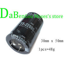 35v 22000uf 100% high quality Electrolytic Capacitor capacitance Radial 30x50mm 2024 - buy cheap