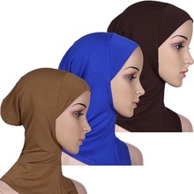 Muslim Full Cover Inner Women's Hijab Cap Islamic Underscarf Neck Head Bonnet Hat Women Scarf Turbans Head Hijab Caps Islamic 2024 - buy cheap