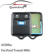 Remote Key for Ford Transit MK6 2000 2001 2002 2003 2004 2005 2006 Smart Car Keyless Entry Fob 3 Button 433Mhz 2024 - buy cheap