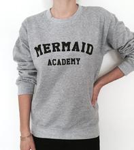 Sudadera de la Academia Sugarbaby Mermaid, suéter de sirena con cuello redondo, divertida frase, Tumblr, a la moda, envío directo 2024 - compra barato