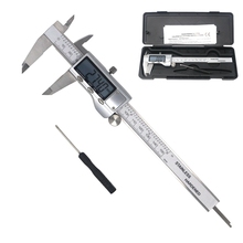 Digital Vernier Caliper Guage Micrometer 150mm 200mm LCD Electronic Stainless Steel 0.01mm Ruler  Measuring Guage + Box 2024 - buy cheap