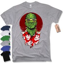 Camiseta a la moda de algodón, camisa con estampado de Zombie, vacaciones, basura, Frankenstein, varios colores, S, M, L, XL, XXL, 2019 2024 - compra barato