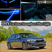 Ajuste de luz de ambiente interior, luces de banda de fibra óptica para KIA Cadenza K7 VG, iluminación de Panel de puerta interior, afinación 2024 - compra barato
