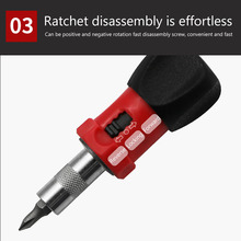 Key Ratchet Screwdriver Wrench Handle Ratchet Socket Screw Driver 6.35mm 2024 - buy cheap