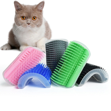 1pcs Dog Cat Hair Shedding Products Self Groomer Massage Corner Brush For Cats With Catnip Hair Removal Brush Comb Grooming Tool 2024 - buy cheap