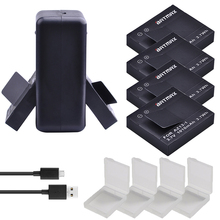 Batería de AZ13-1 para Xiaomi Yi Xiaoyi, cargador Dual USB, cámara de acción, DV Cam, Original, 1010mAh, 4 Uds. 2024 - compra barato