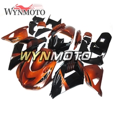 Completamente de ABS plásticos de inyección carenados para Kawasaki ZX-14R ZX14R ZZ-R1400 2006-2011 motocicleta carenado negro y naranja de Carenes 2024 - compra barato