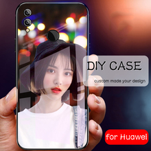 Case for Huawei honor 10 Glass Back Custom Made Case for Huawei honor 8x 9 9i 10 lite V9 V10 V20 Honor note 10 play magic 2 2024 - buy cheap