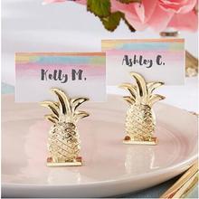 10pcs/lot Originality Gold Pineapple-style Cute Place Card Holder/ Table Name Number Holder Party Decoration Supplies 2024 - buy cheap