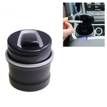 Car Ash Tray Ashtray Storage Cup With LED For Skoda Octavia A2 A5 A7 Fabia Rapid Superb Yeti Roomster 2024 - buy cheap