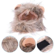 Funny Pet Cat Costume Lion Mane Wig Cap Hat For Cat Halloween Christmas Party Dress Up Cat Fashion Dress 2024 - buy cheap