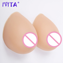 IVITA Hot Sale 2000g Beige Silicone Artifical Breast Forms Cup FF For Crossdresser Mastectomy Shemale Transgender False Breasts 2024 - buy cheap