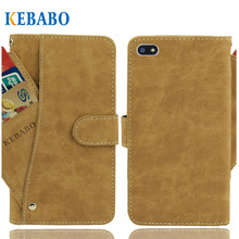 Vintage Leather Wallet myPhone Prime 2 Case 5.5" Flip Luxury 3 Front Card Slots Cover Magnet Stand Phone Protective Bags 2024 - buy cheap