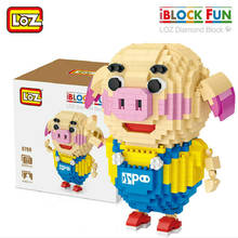 LOZ Qute  Anime diamond block plastic cute building blocks toys bricks educational Action Figures Toys for Children 2024 - buy cheap