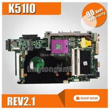 K51IO Motherboard REV:2.1 For Asus K51IO X66IC K61IC K70IO Laptop motherboard K51IO Mainboard K51IO Motherboard test 100% OK 2024 - buy cheap