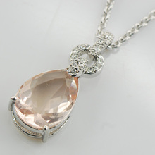 Morganite Fashion 925 Sterling Silver Fashion Jewelry Pendant TE495 2024 - buy cheap