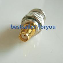 1Pcs SMA Female Jack to BNC Male plug straight RF coaxial Connector  Adapter 2024 - buy cheap