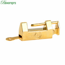 Bowarepro-candado de latón Vintage para boda, candado con llave para caja de joyería tradicional china, candados pequeños, 1 unidad, 32MM 2024 - compra barato